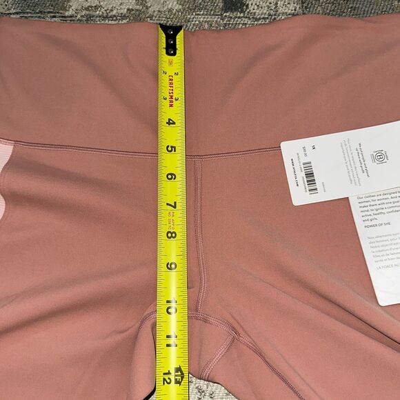NWT Athleta 1X Palermo Pink Elation Rib Trim 7/8 Tight Leggings $89 - Picture 8 of 15